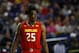 Maryland forward Jalen Smith walks on the court during an NCAA college basketball game against Navy at the Veterans Classic tournament in Annapolis, Md., Friday, Nov. 9, 2018. (AP Photo/Patrick Semansky)