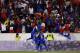 HARRISON, NJ - JUNE 24: Haiti celebrates a goal by Duckens Nazon #9 during the second half of a CONCACAF Gold Cup soccer match against Costa Rica at Red Bull Arena on June 24, 2019 in Harrison, N.J. (Photo by Adam Hunger/Getty Images)