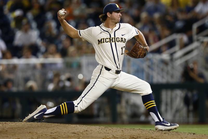 Jeff Criswell will take the mound for Michigan Tuesday night.