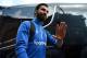 LONDON, ENGLAND - APRIL 13: Andre Gomes of Everton arrives at the stadium prior to the Premier League match between Fulham FC and Everton FC at Craven Cottage on April 13, 2019 in London, United Kingdom. (Photo by Harriet Lander/Copa/Getty Images)