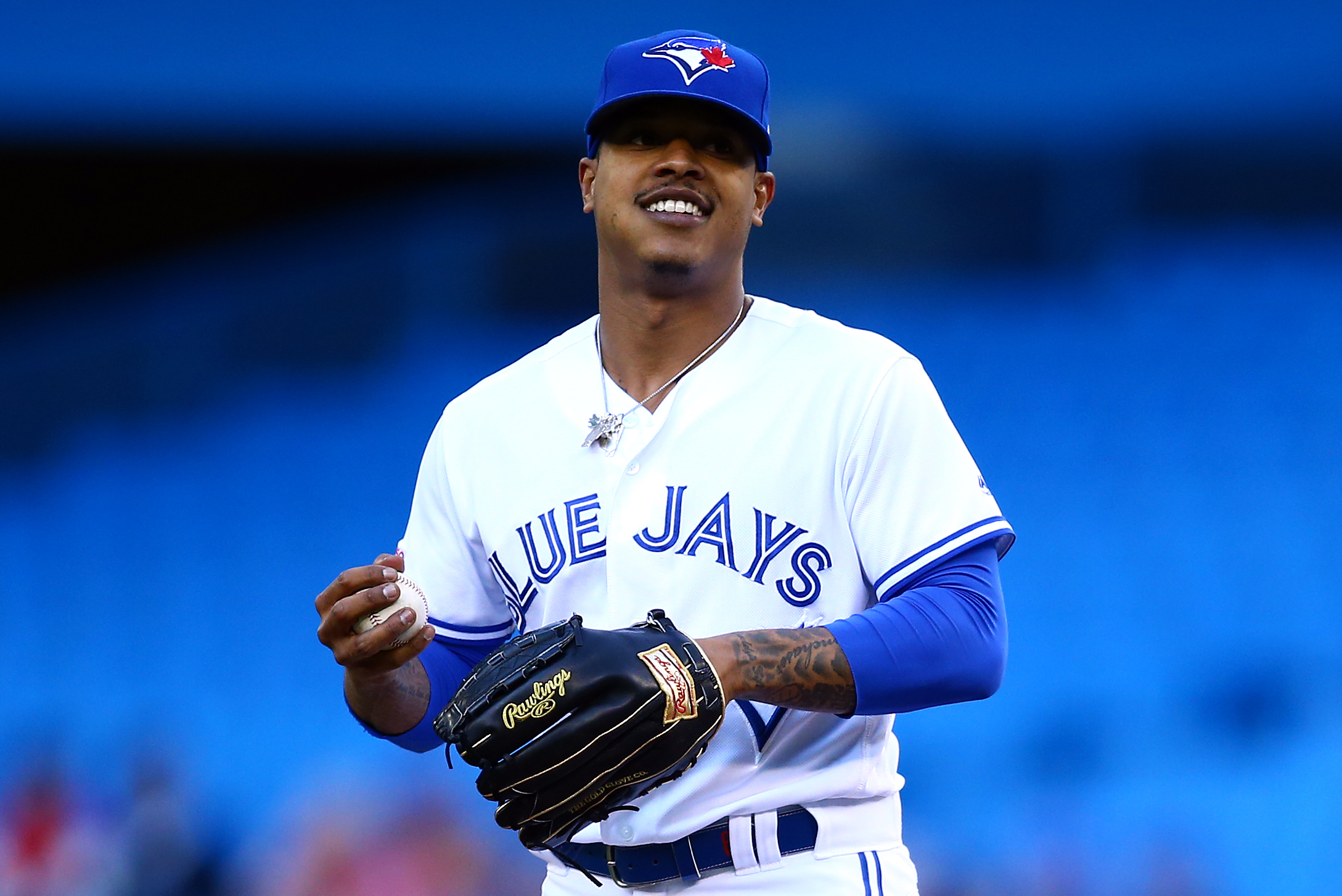 Blue Jays' Marcus Stroman scratched from start against Red Sox