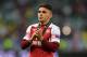 BAKU, AZERBAIJAN - MAY 29: Lucas Torreira of Arsenal acknowledges the fans after the UEFA Europa League Final between Chelsea and Arsenal at Baku Olimpiya Stadionu on May 29, 2019 in Baku, Azerbaijan. (Photo by Dan Mullan/Getty Images)
