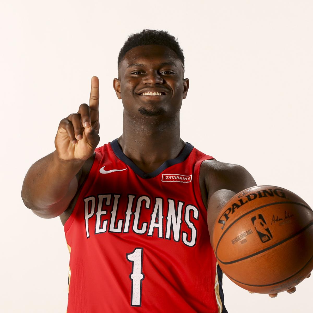 Look: No. 1 Pick Zion Williamson, Pelicans Agree to Rookie Contract | Bleacher Report ...