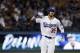 Los Angeles Dodgers' Cody Bellinger celebrates as he rounds the bases after his two-run home run against the San Diego Padres during the third inning of a baseball game Tuesday, May 14, 2019, in Los Angeles. (AP Photo/Marcio Jose Sanchez)
