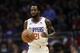 Los Angeles Clippers' Patrick Beverley during an NBA basketball game Tuesday, March 19, 2019, in Los Angeles. (AP Photo/Marcio Jose Sanchez)