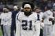 Dallas Cowboys running back Ezekiel Elliott (21) before an NFL football game against the New Orleans Saints, in Arlington, Texas, Thursday, Nov. 29, 2018. (AP Photo/Ron Jenkins)