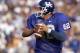LEXINGTON, KY - NOVEMBER 17: Quarterback Jared Lorenzen #22 of the Kentucky Wildcats drops back to pass during the SEC football game against the Tennessee Volunteers on November 17, 2001 at Commonwealth Stadium in Lexington, Kentucky. Tennessee won 38-35. (Photo by Elsa/Getty Images)