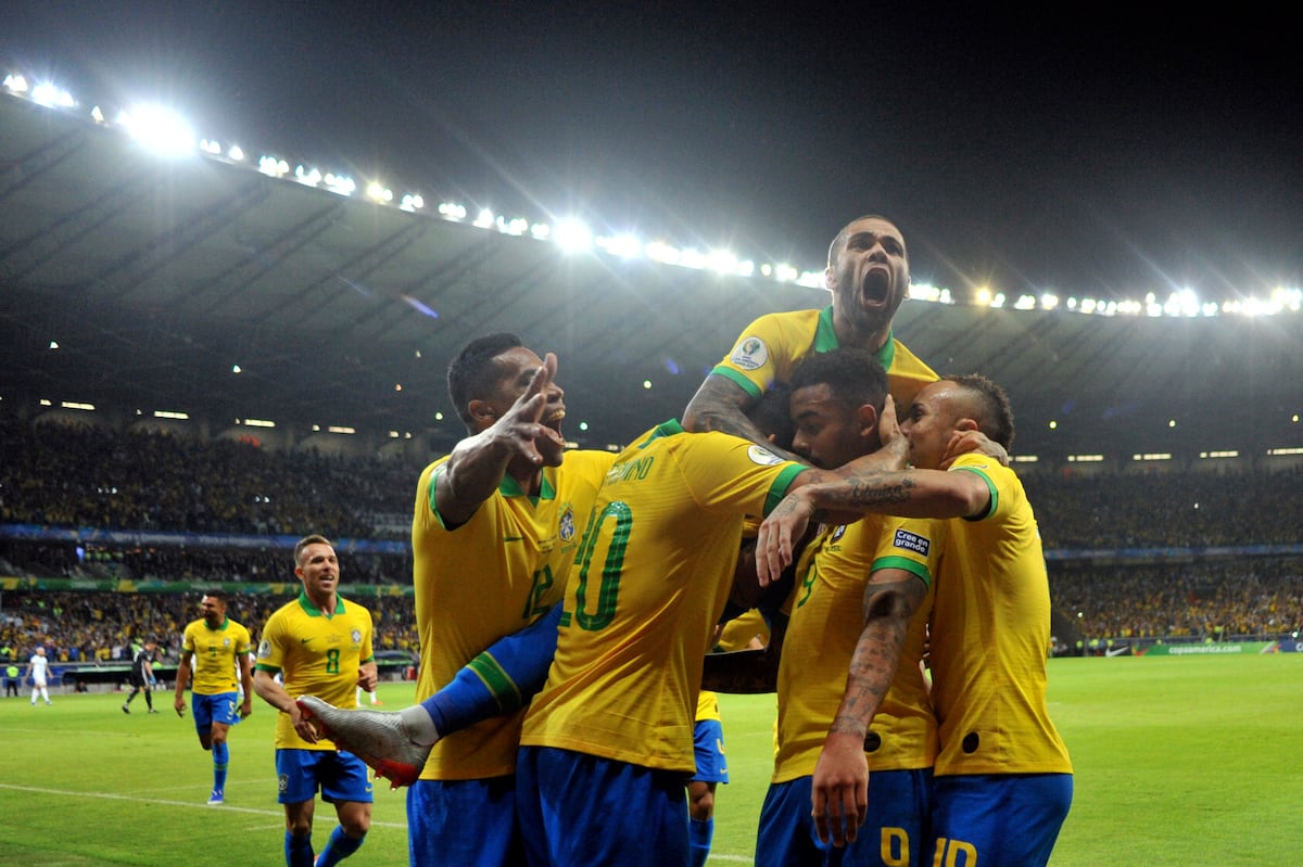 photo Brazil Vs Peru Score 4-0 copa america final 2019 brazil vs