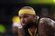 Golden State Warriors' DeMarcus Cousins during the first half of an NBA basketball game against the Los Angeles Lakers Thursday, April 4, 2019, in Los Angeles. (AP Photo/Marcio Jose Sanchez)
