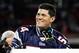 FOXBORO, MA - DECEMBER 06: Former New England Patriots Tedy Bruschi speaks at the pdium during a halftime ceremony honoring his playing career as the Patriots host the New York Jets at Gillette Stadium on December 6, 2010 in Foxboro, Massachusetts. (Photo by Jim Rogash/Getty Images)
