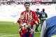 MADRID, SPAIN - APRIL 27: Alvaro Morata of Atletico Madrid with his sons during the La Liga Santander match between Atletico Madrid v Real Valladolid at the Estadio Wanda Metropolitano on April 27, 2019 in Madrid Spain (Photo by David S. Bustamante/Soccrates/Getty Images)