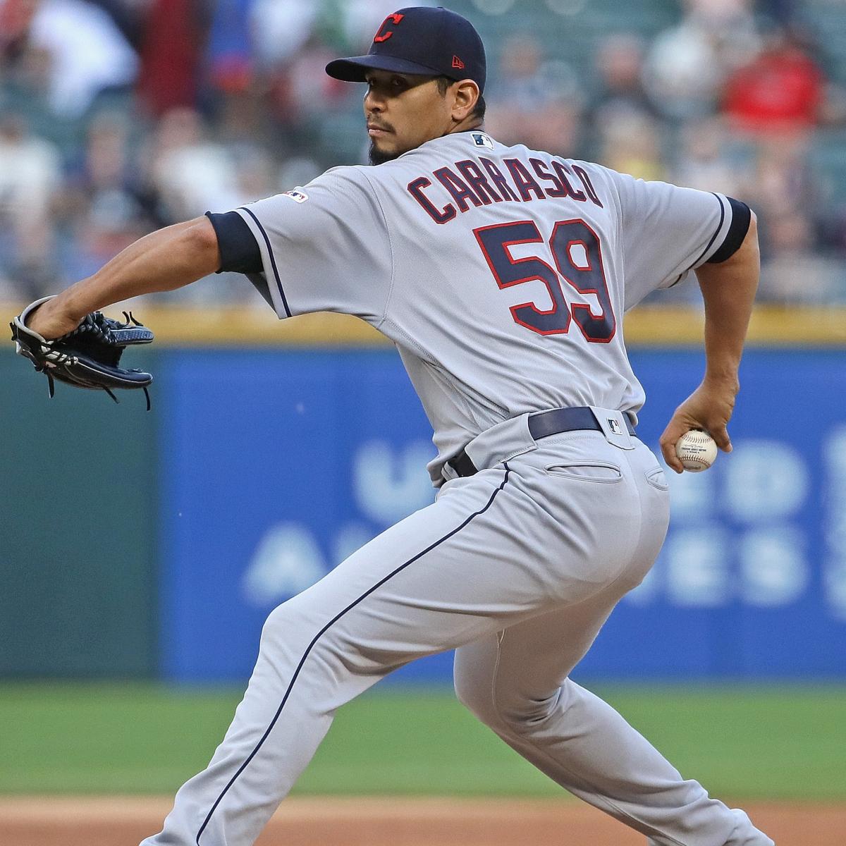 Indians' Carlos Carrasco Turns a Cancer Ordeal Into a Ray of Light