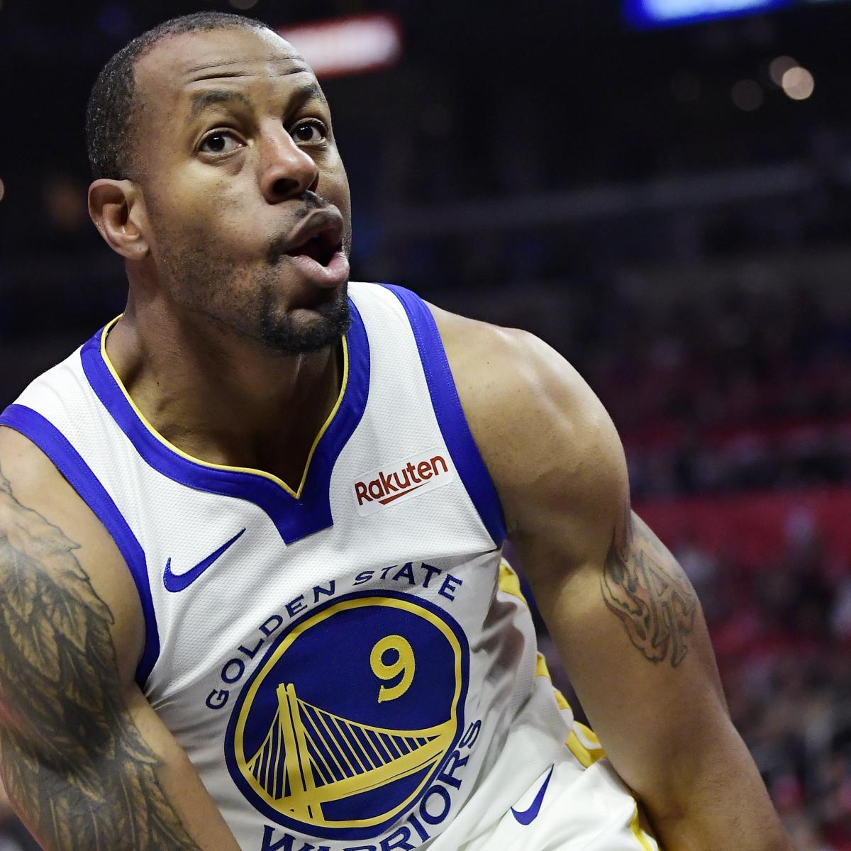 Andre Iguodala's No. 9 Jersey to Be Retired by Warriors After Trade to Grizzlies ...