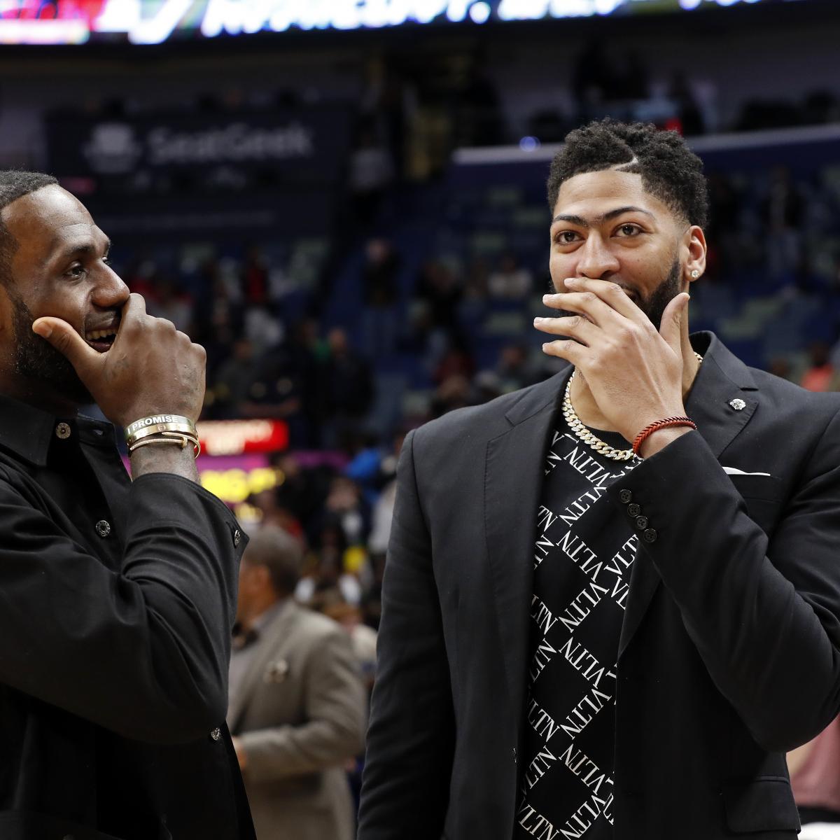 Lakers News: LeBron James Officially Gives Anthony Davis No. 23 Jersey | Bleacher Report | Latest News, Videos and Highlights
