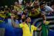 TOPSHOT - Brazil's Gabriel Jesus poses with fans after winning the Copa America after defeating Peru in the final match of the football tournament at Maracana Stadium in Rio de Janeiro, Brazil, on July 7, 2019. (Photo by Juan MABROMATA / AFP) (Photo credit should read JUAN MABROMATA/AFP/Getty Images)