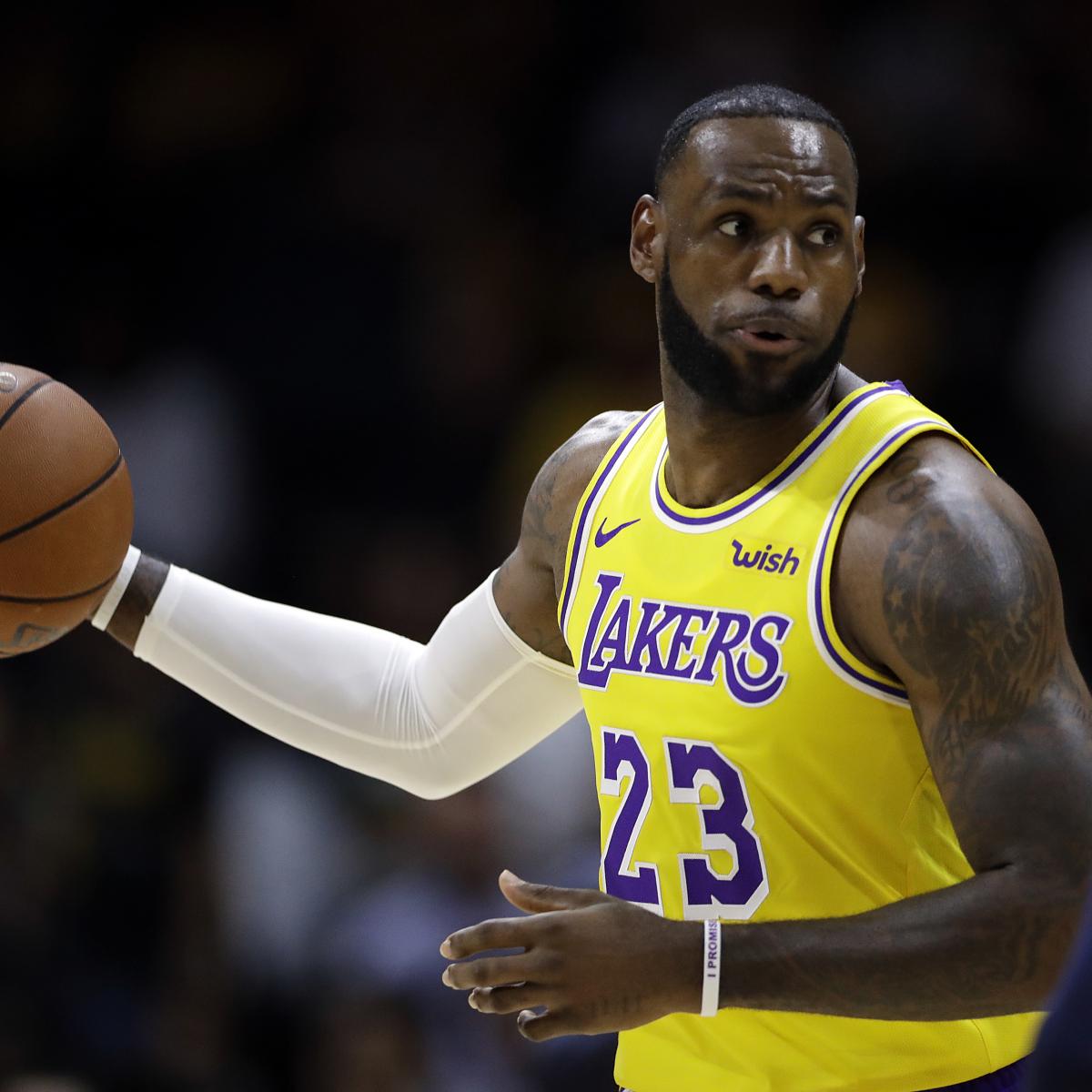 Lakers Rumors: LA Intends to Start LeBron James at PG for 2019-20 Season | Bleacher ...1200 x 1200