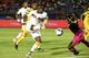 Ivory Coast's forward Wilfried Zaha scores a goal during the 2019 Africa Cup of Nations (CAN) Round of 16 football match between Ivory Coast and Mali at the Suez Stadium in the north-eastern Egyptian city on July 8, 2019. (Photo by Khaled DESOUKI / AFP) (Photo credit should read KHALED DESOUKI/AFP/Getty Images)