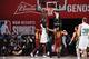 LAS VEGAS, NV - JULY 8: Tacko Fall #55 of the Boston Celtics rebounds the ball against the Cleveland Cavaliers on July 8, 2019 at the Thomas & Mack Center in Las Vegas, Nevada. NOTE TO USER: User expressly acknowledges and agrees that, by downloading and/or using this photograph, user is consenting to the terms and conditions of the Getty Images License Agreement. Mandatory Copyright Notice: Copyright 2019 NBAE (Photo by Garrett Ellwood/NBAE via Getty Images)