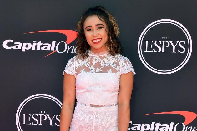 LOS ANGELES, CALIFORNIA - JULY 10: Katelyn Ohashi attends The 2019 ESPYs at Microsoft Theater on July 10, 2019 in Los Angeles, California. (Photo by Matt Winkelmeyer/Getty Images)