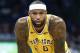 DeMarcus Cousins, the center of the Golden State Warriors, is waiting for the game to play in the first quarter of an NBA basketball game against the Orlando Magic in Orlando, Florida on Thursday, February 28, 2019. (Photo AP / Reinhold Matay )