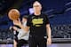 OAKLAND, CA - JUNE 6: Assistant Coach Ron Adams of the Golden State Warriors looks on during practice as part of the 2019 NBA Finals on June 6, 2019 at ORACLE Arena in Oakland, California. NOTE TO USER: User expressly acknowledges and agrees that, by downloading and/or using this photograph, user is consenting to the terms and conditions of the Getty Images License Agreement. Mandatory Copyright Notice: Copyright 2019 NBAE (Photo by Noah Graham/NBAE via Getty Images)