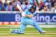 BIRMINGHAM, ENGLAND - JULY 11: Eoin Morgan of England in action batting during the Semi-Final match of the ICC Cricket World Cup 2019 between Australia and England at Edgbaston on July 11, 2019 in Birmingham, England. (Photo by Clive Mason/Getty Images)