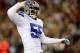 PHILADELPHIA, PA - DECEMBER 14: Rolando McClain #55 of the Dallas Cowboys reacts during the game against the Philadelphia Eagles at Lincoln Financial Field on December 14, 2014 in Philadelphia, Pennsylvania. (Photo by Elsa/Getty Images)