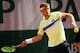 PARIS, FRANCE - JUNE 04: Simon Carr of Ireland in action during the boys singles first round match against Vasil Kirkov of The United States on day eight of the 2017 French Open at Roland Garros on June 4, 2017 in Paris, France. (Photo by Adam Pretty/Getty Images)