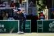 STATELINE, NEVADA - JULY 14: Tony Romo tees off on hole 7 of the final round of the American Century Championship at Edgewood Tahoe Golf Course on July 14, 2019 in Stateline, Nevada. (Photo by Jonathan Devich/Getty Images)