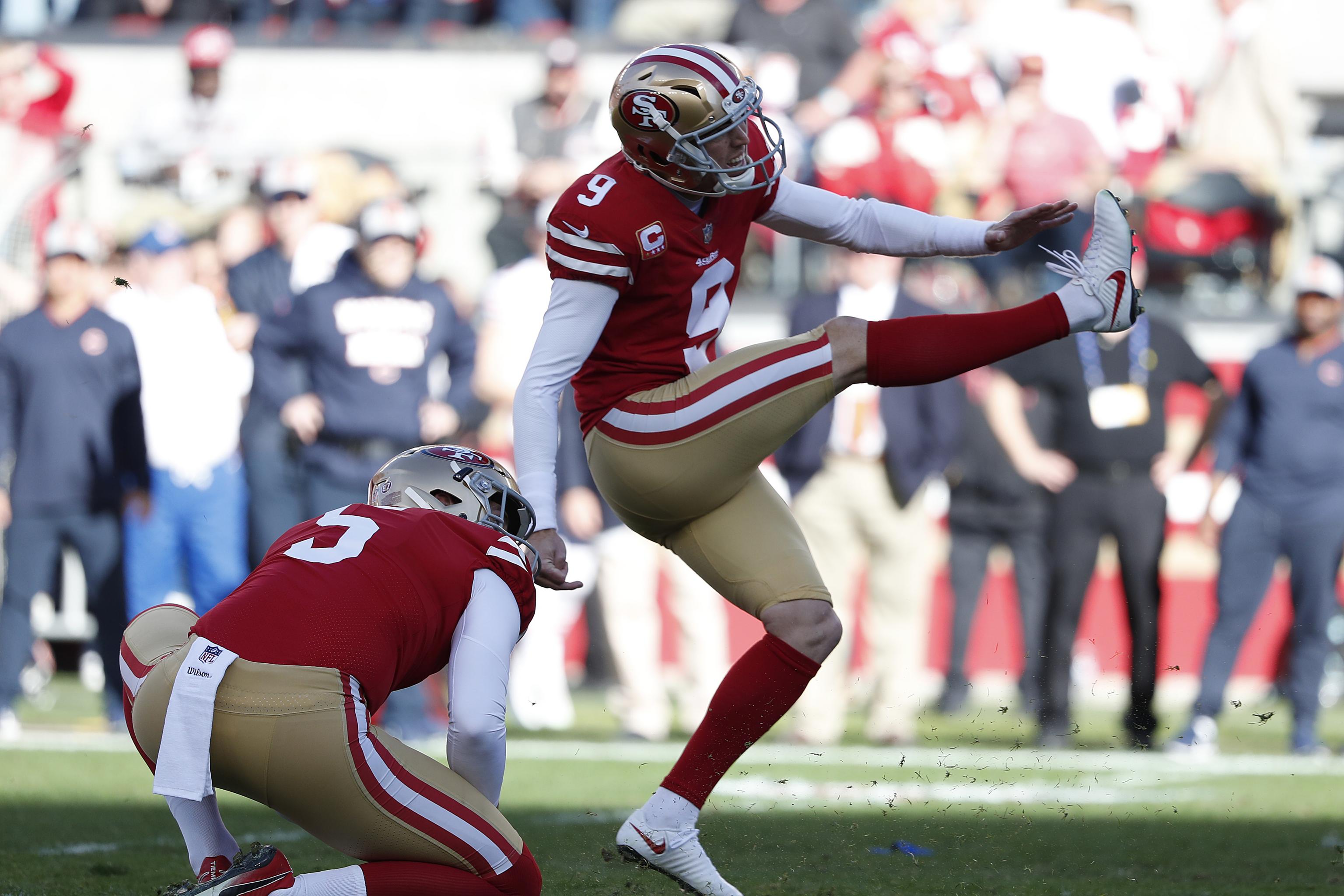 Monday's NFL: Robbie Gould inks 4-year deal with San Francisco 49ers