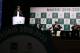 FC Barcelona player and founder of investment group Kosmos Gerard Pique delivers his speech during the presentation of the city of Madrid as hosts of the new Davis Cup for the next two years in Madrid, Spain, Wednesday, Oct. 17, 2018. (AP Photo/Manu Fernandez)