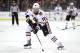 Chicago Blackhawks center Artem Anisimov, of Russia, in action against the New Jersey Devils during the first period of an NHL hockey game, Monday, Jan. 14, 2019, in Newark, N.J. (AP Photo/Julio Cortez)