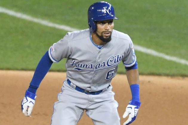 WASHINGTON, DC - JULY 05: Billy Hamilton #6 of the Kansas City Royals leads off first base during a baseball game against the Washington Nationals at Nationals Park on July 5, 2019 in Washington, DC. (Photo by Mitchell Layton/Getty Images)