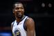 LOS ANGELES, CALIFORNIA - APRIL 26: Kevin Durant #35 of the Golden State Warriors smiles at his bench in a 129-110 win over the LA Clippers during Game Six of Round One of the 2019 NBA Playoffs at Staples Center on April 26, 2019 in Los Angeles, California. (Photo by Harry How/Getty Images) NOTE TO USER: User expressly acknowledges and agrees that, by downloading and or using this photograph, User is consenting to the terms and conditions of the Getty Images License Agreement.