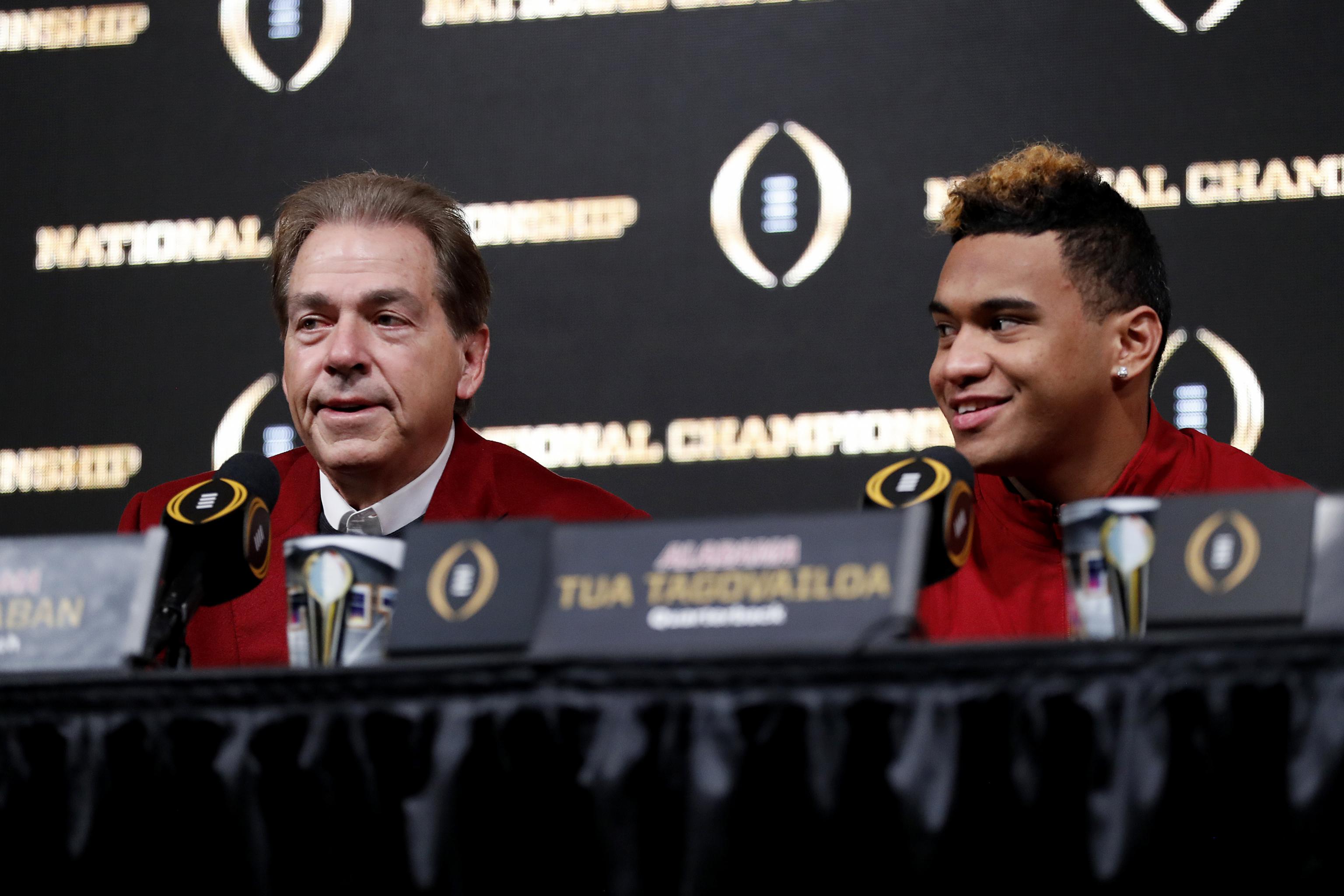 Tua Tagovailoa struggles as Alabama loses title game 44-16