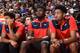 LAS VEGAS, NV - JULY 14: Zion Williamson #1 of the New Orleans Pelicans looks on during the Semifinals of the Las Vegas Summer League against the Memphis Grizzlies on July 14, 2019 at the Thomas & Mack Center in Las Vegas, Nevada. NOTE TO USER: User expressly acknowledges and agrees that, by downloading and/or using this photograph, user is consenting to the terms and conditions of the Getty Images License Agreement. Mandatory Copyright Notice: Copyright 2019 NBAE (Photo by David Dow/NBAE via Getty Images)