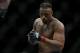 SUNRISE, FLORIDA - APRIL 27: Greg Hardy fights Dmitrii Smoliakov of Russia during their heavyweight bout at UFC Fight Night at BB&T Center on April 27, 2019 in Sunrise, Florida. (Photo by Michael Reaves/Getty Images)