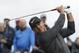 Brooks Koepka of the United States plays his shot from the 9th tee during the first round of the British Open Golf Championships at Royal Portrush in Northern Ireland, Thursday, July 18, 2019.(AP Photo/Matt Dunham)