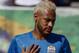 Brazilian football star Neymar reacts as he plays in a five-a-side football tournament for his charity Neymar Junior Project Institute, in Praia Grande, Sao Paulo, Brazil, on July 13, 2019. (Photo by Miguel SCHINCARIOL / AFP) (Photo credit should read MIGUEL SCHINCARIOL/AFP/Getty Images)