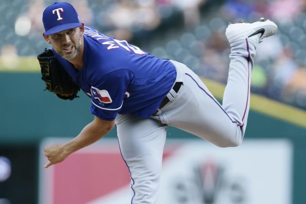 DETROIT, MI - JUNE 26:  Mike Minor #23 of the Texas Rangers pitches against the Detroit Tigers during the second inning at Comerica Park on June 26, 2019 in Detroit, Michigan. (Photo by Duane Burleson/Getty Images)