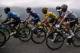 France's Julian Alaphilippe (2ndR), wearing the overall leader's yellow jersey, Colombia's Nairo Quintana (L), Spain's Enric Mas (R), wearing the best young's white jersey ride upduring the fourteenth stage of the 106th edition of the Tour de France cycling race between Tarbes and Tourmalet Bareges, on July 20, 2019. (Photo by Marco Bertorello / AFP) (Photo credit should read MARCO BERTORELLO/AFP/Getty Images)