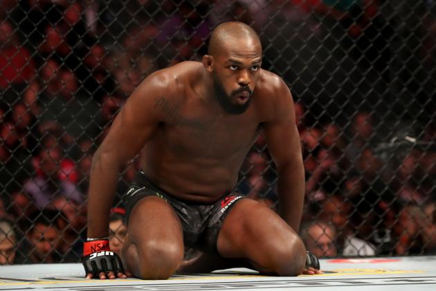 LAS VEGAS, NEVADA - JULY 06:  Jon Jones of the United States looks on prior to his UFC Light Heavyweight Title bout against Thiago Santos of Brazil at T-Mobile Arena on July 06, 2019 in Las Vegas, Nevada.  Jones defeated Santos by decision. (Photo by Sean M. Haffey/Getty Images)