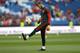 Spain's goalkeeper David de Gea warms up before the Euro 2020 Group F qualifying soccer match between Spain and Sweden at the Santiago Bernabeu stadium in Madrid, Monday June 10, 2019. (AP Photo/Manu Fernandez)