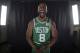 BOSTON, MA - JULY 17: Kemba Walker #8 of the Boston Celtics poses for a portrait after being introduced during a press conference on July 17, 2019 at the Auerbach Center in Boston, Massachusetts. NOTE TO USER: User expressly acknowledges and agrees that, by downloading and/or using this photograph, user is consenting to the terms and conditions of the Getty Images License Agreement. Mandatory Copyright Notice: Copyright 2019 NBAE (Photo by Brian Babineau/NBAE via Getty Images)