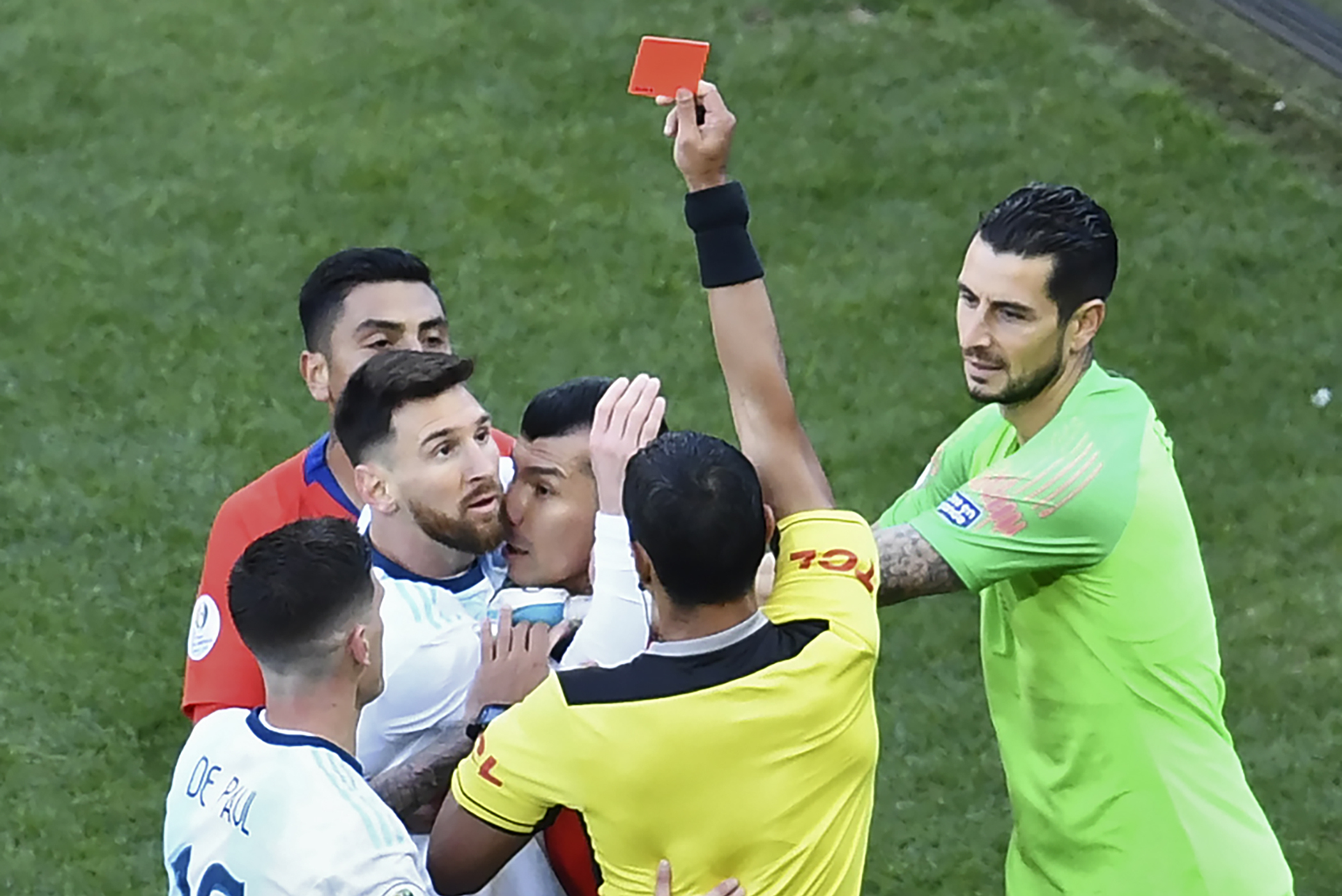 Lionel Messi Fined $1.5K for Red Card Chile in Copa America 3rd-Place Match | News, Scores, Highlights, Stats, and Rumors | Bleacher Report