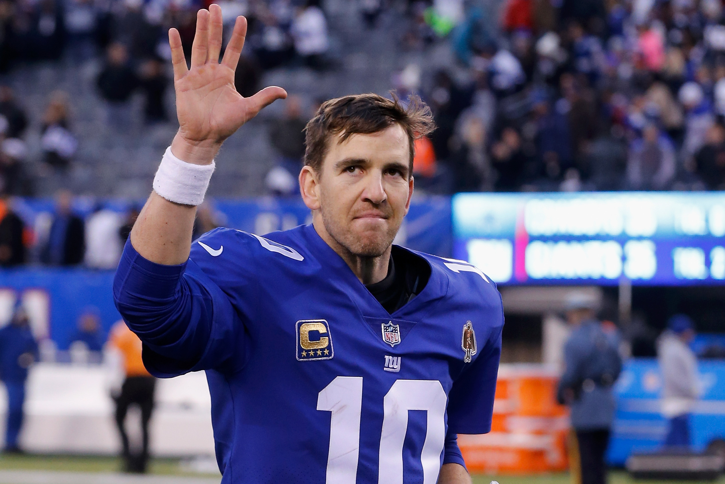 : 2019 Score Captains #23 Eli Manning NY Giants Football