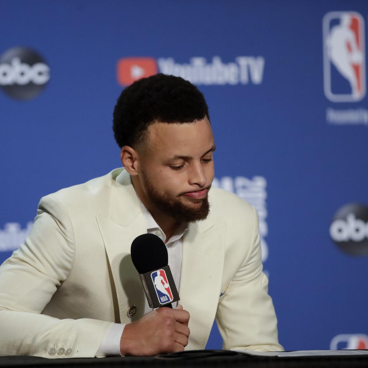 Video: Steph Curry Shows Massive Muscle Contraction After Finals Loss to Raptors
