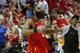 HOUSTON, TX - MAY 04: James Harden #13 of the Houston Rockets celebrates after Game Three of the Second Round of the 2019 NBA Western Conference Playoffs against the Golden State Warriors at Toyota Center on May 4, 2019 in Houston, Texas. NOTE TO USER: User expressly acknowledges and agrees that, by downloading and or using this photograph, User is consenting to the terms and conditions of the Getty Images License Agreement. (Photo by Tim Warner/Getty Images)