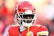 KANSAS CITY, MISSOURI - DECEMBER 30: Wide receiver Tyreek Hill #10 of the Kansas City Chiefs warms up prior to the game against the Oakland Raiders at Arrowhead Stadium on December 30, 2018 in Kansas City, Missouri. (Photo by Jamie Squire/Getty Images)