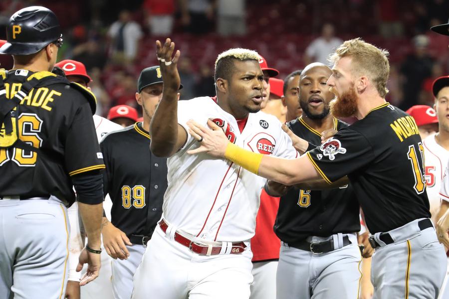 Reds-Pirates brawl results in 40 games of bans - ESPN
